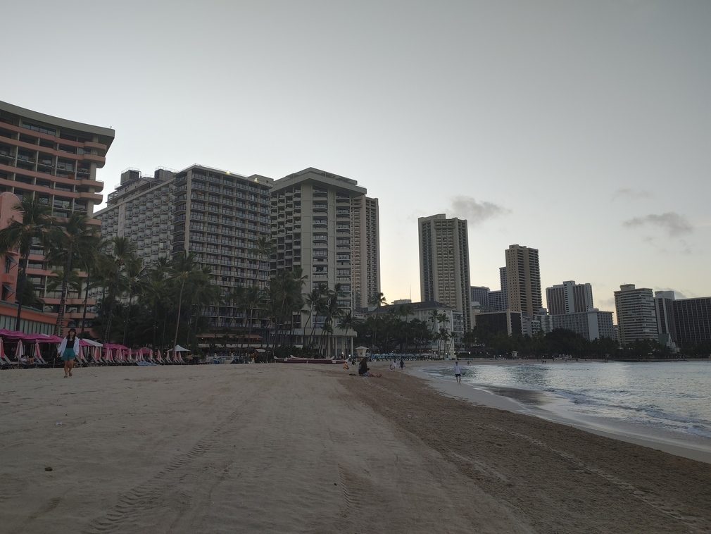 Royal Hawaiian Hotel at Sunset, Honolulu