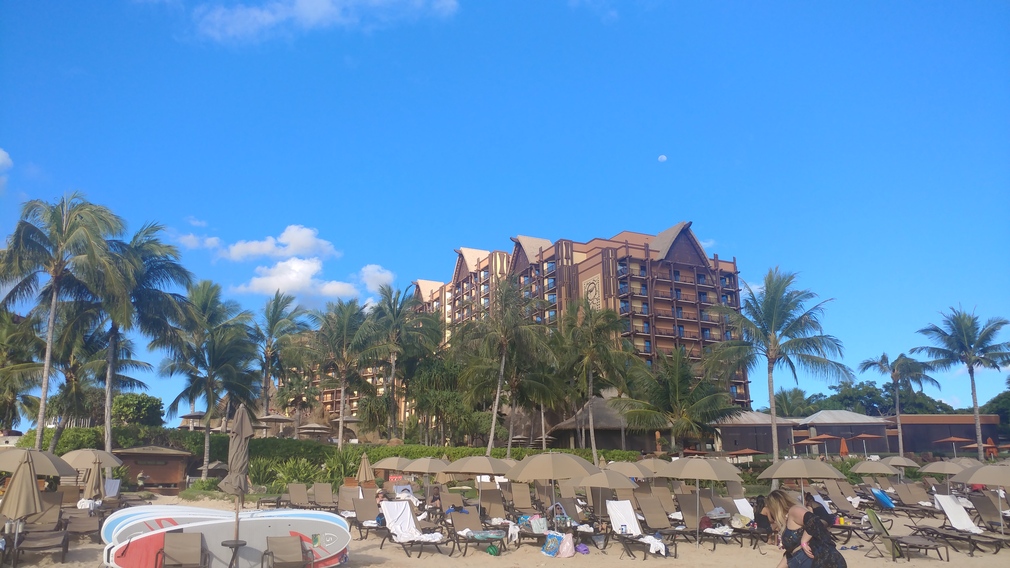 Aulani Resort Beach Scene
